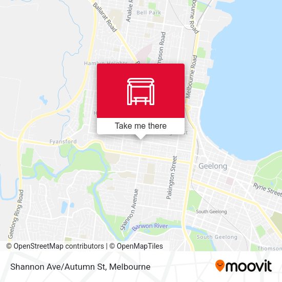 Shannon Ave/Autumn St map