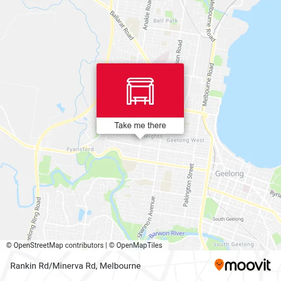 Mapa Rankin Rd/Minerva Rd