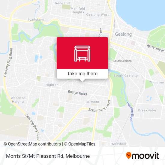 Morris St/Mt Pleasant Rd map