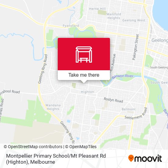 Montpellier Primary School / Mt Pleasant Rd (Highton) map