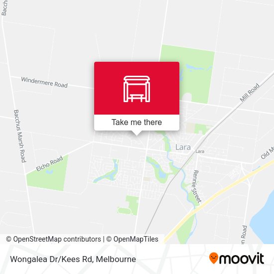 Wongalea Dr/Kees Rd map