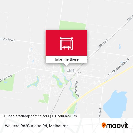Walkers Rd/Curletts Rd map