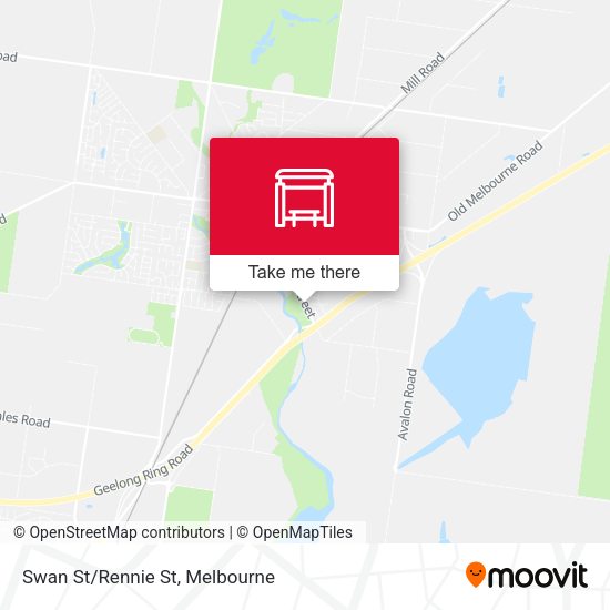 Swan St/Rennie St map