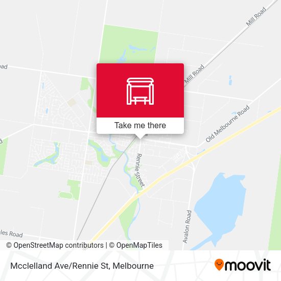 Mcclelland Ave/Rennie St map