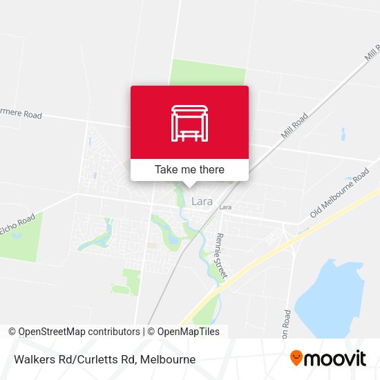 Walkers Rd/Curletts Rd map