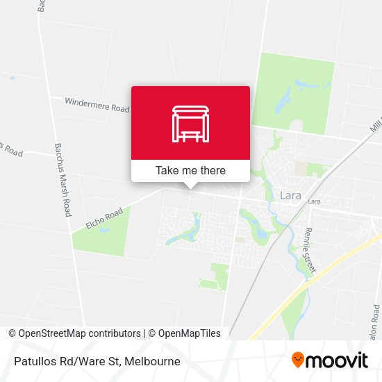 Patullos Rd/Ware St map