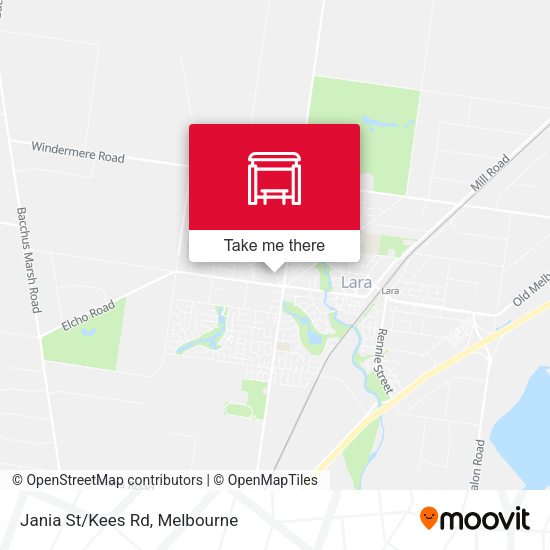 Jania St/Kees Rd map