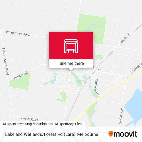 Lakeland Wetlands / Forest Rd (Lara) map