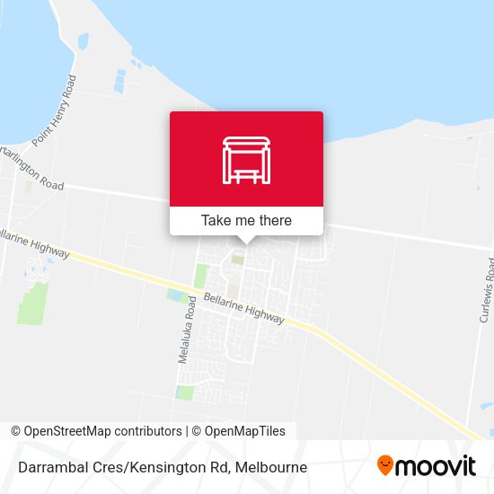 Darrambal Cres/Kensington Rd map