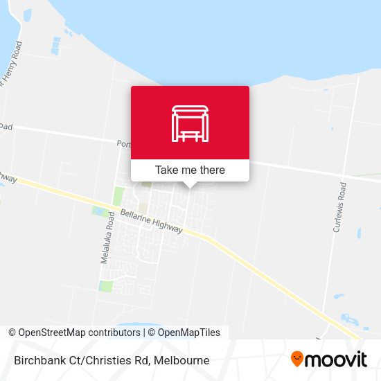 Birchbank Ct/Christies Rd map