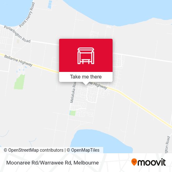 Moonaree Rd/Warrawee Rd map