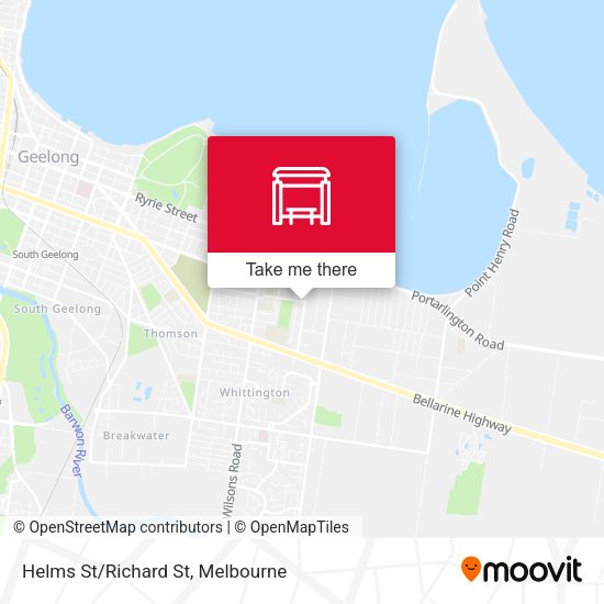 Helms St/Richard St map