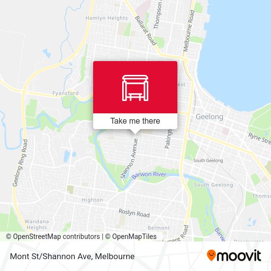 Mont St/Shannon Ave map