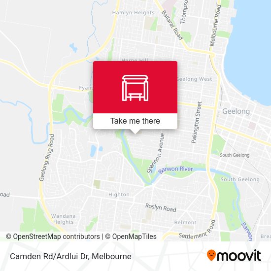 Camden Rd/Ardlui Dr map