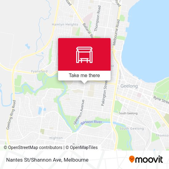 Nantes St/Shannon Ave map