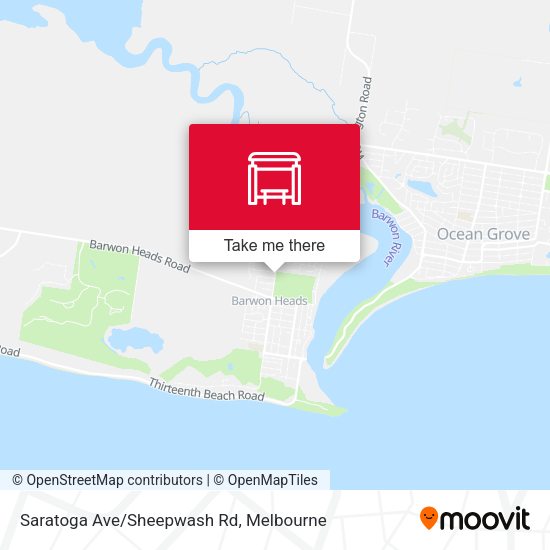 Saratoga Ave/Sheepwash Rd map