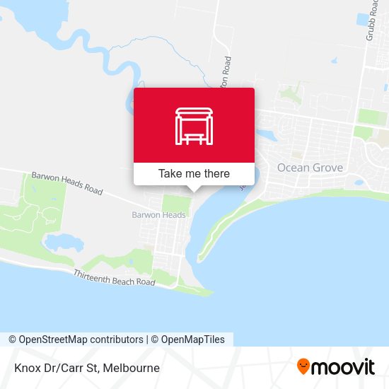 Knox Dr/Carr St map