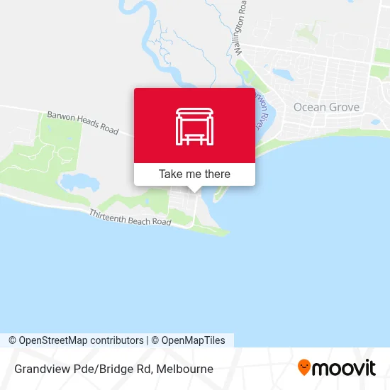Mapa Grandview Pde/Bridge Rd
