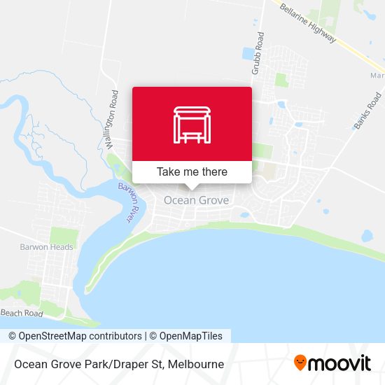 Ocean Grove Park/Draper St map