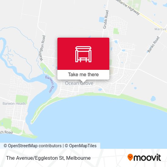 The Avenue/Eggleston St map