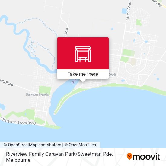 Riverview Family Caravan Park / Sweetman Pde map
