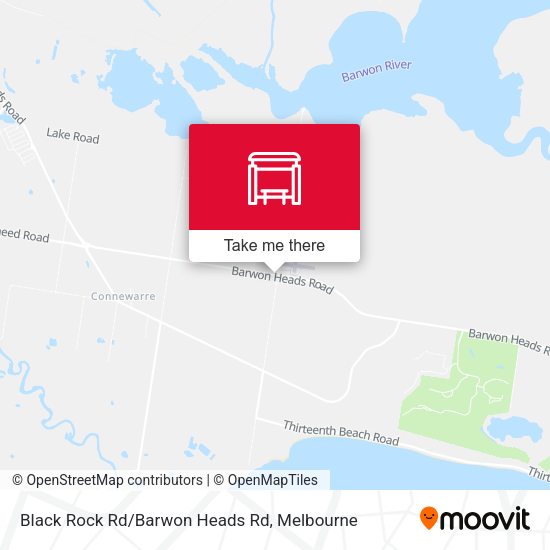 Black Rock Rd/Barwon Heads Rd map