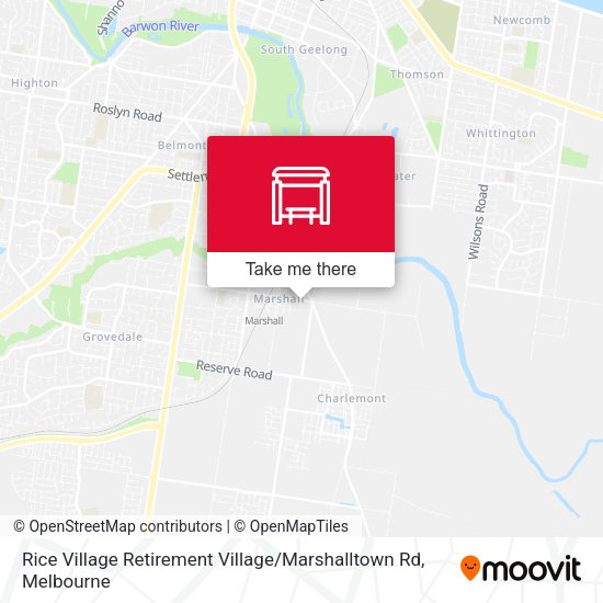 Rice Village Retirement Village / Marshalltown Rd map