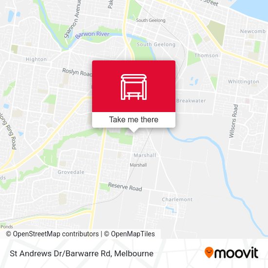 St Andrews Dr/Barwarre Rd map