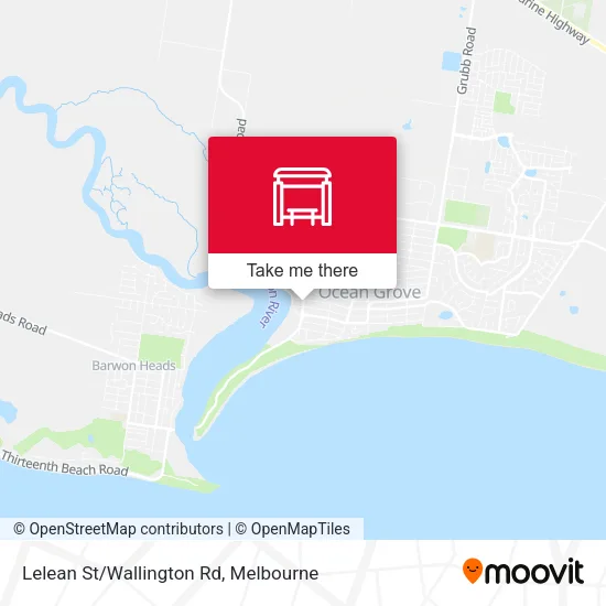 Lelean St/Wallington Rd map