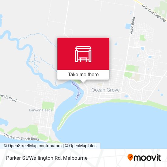 Parker St/Wallington Rd map