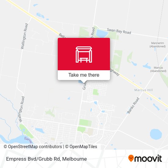 Empress Bvd/Grubb Rd map