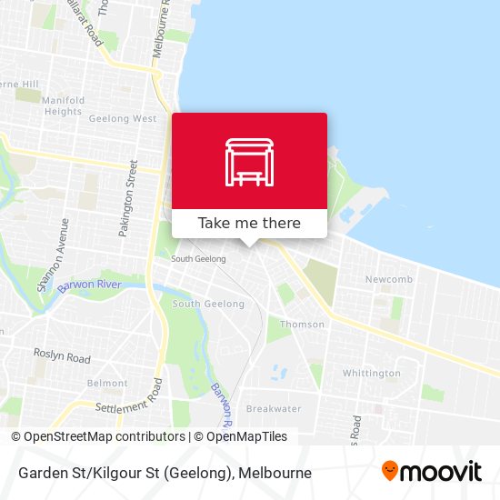 Garden St/Kilgour St (Geelong) map