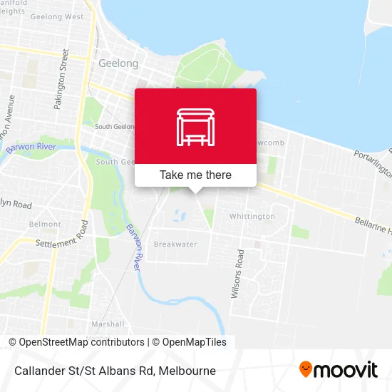 Callander St/St Albans Rd map