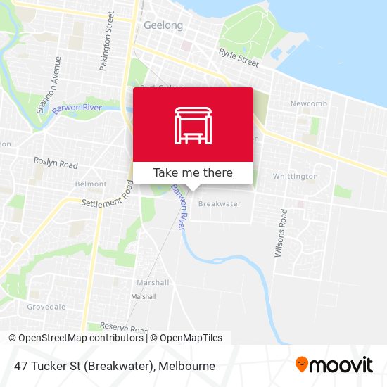 47 Tucker St (Breakwater) map