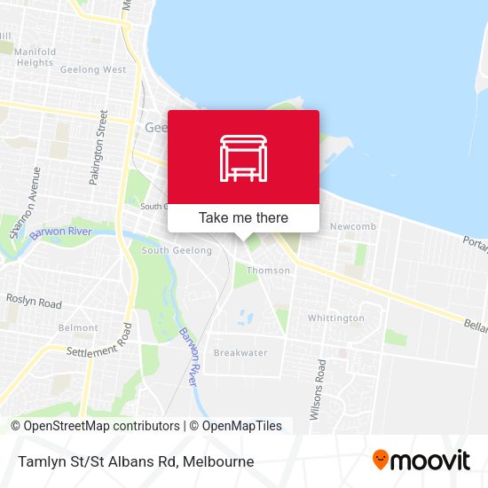 Tamlyn St/St Albans Rd map