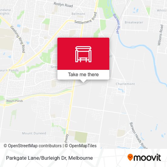 Parkgate Lane/Burleigh Dr map