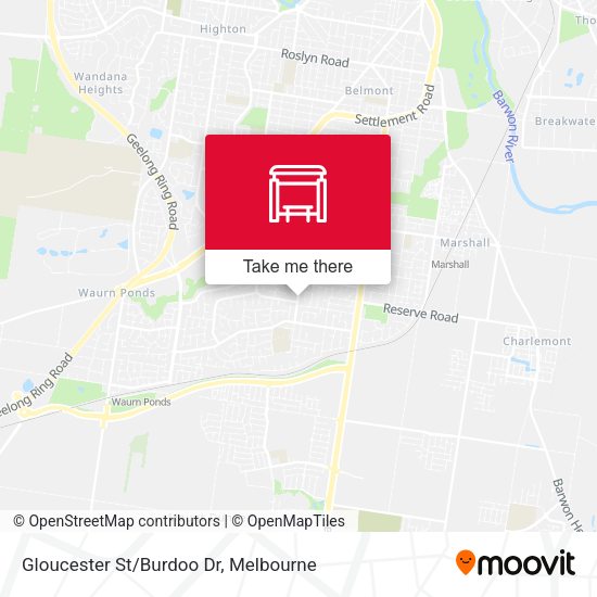 Gloucester St/Burdoo Dr map