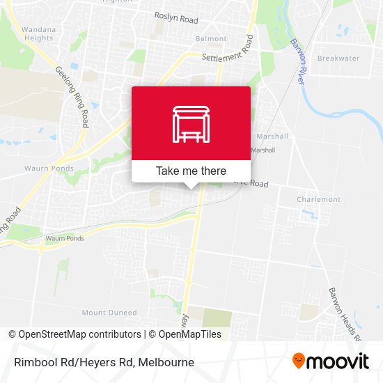 Rimbool Rd/Heyers Rd map