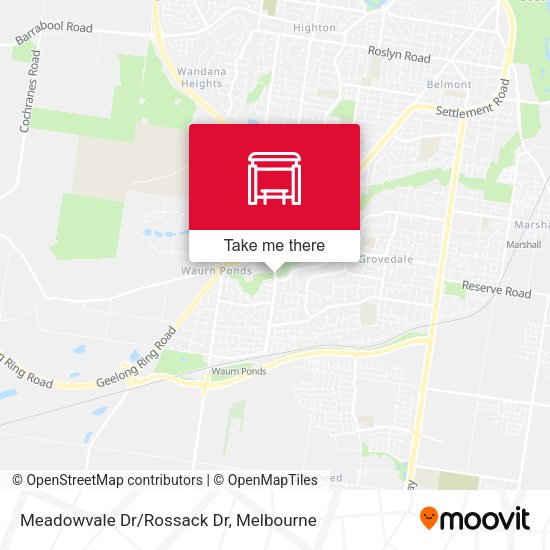 Meadowvale Dr/Rossack Dr map