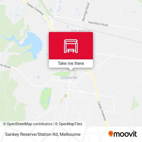 Sankey Reserve/Station Rd map