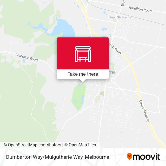 Dumbarton Way/Mulgutherie Way map