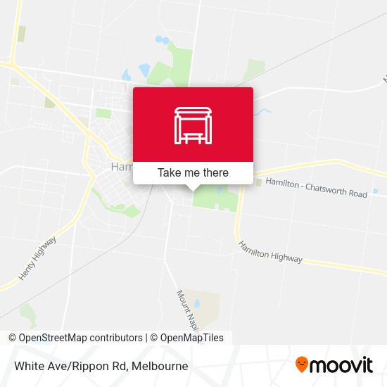 White Ave/Rippon Rd map