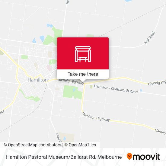 Hamilton Pastoral Museum / Ballarat Rd map
