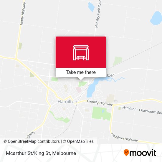 Mcarthur St/King St map