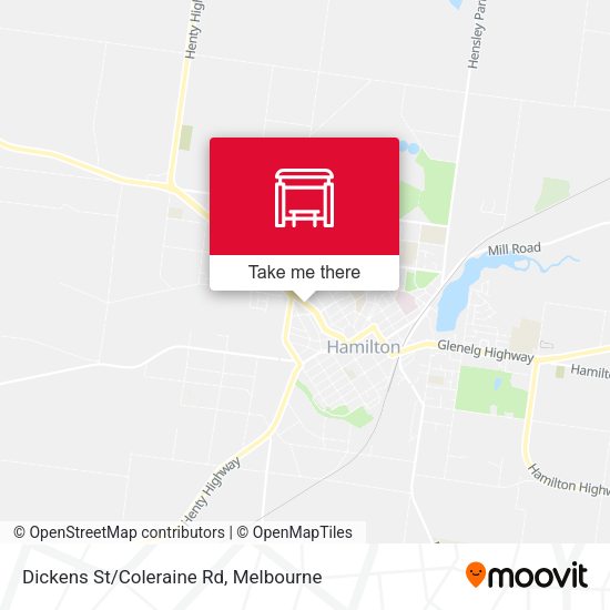 Dickens St/Coleraine Rd map