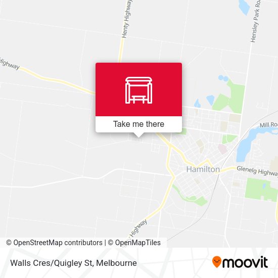 Walls Cres/Quigley St map