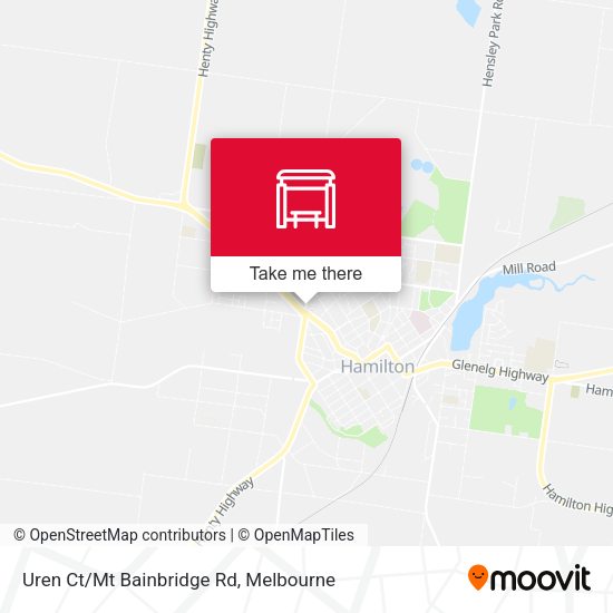 Uren Ct/Mt Bainbridge Rd map