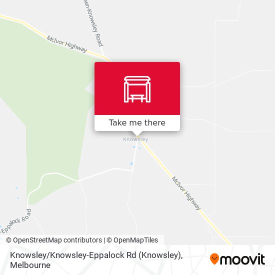 Knowsley / Knowsley-Eppalock Rd map