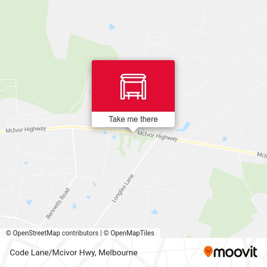 Code Lane/Mcivor Hwy map