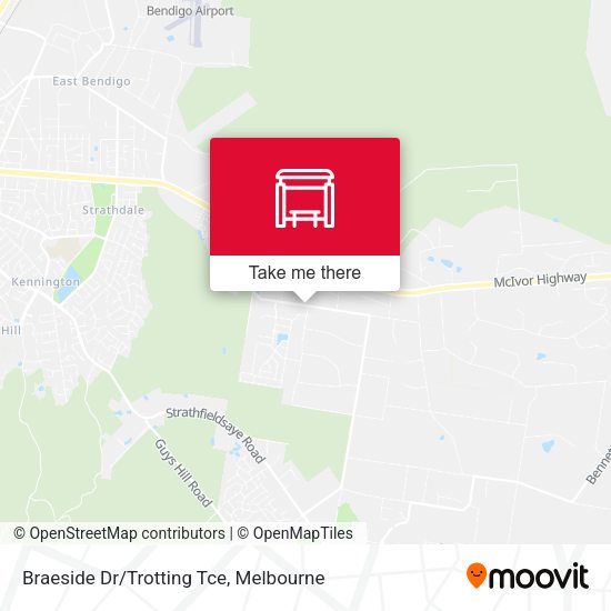 Braeside Dr/Trotting Tce map